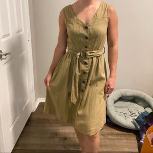 Mossimo sized small tan dress.